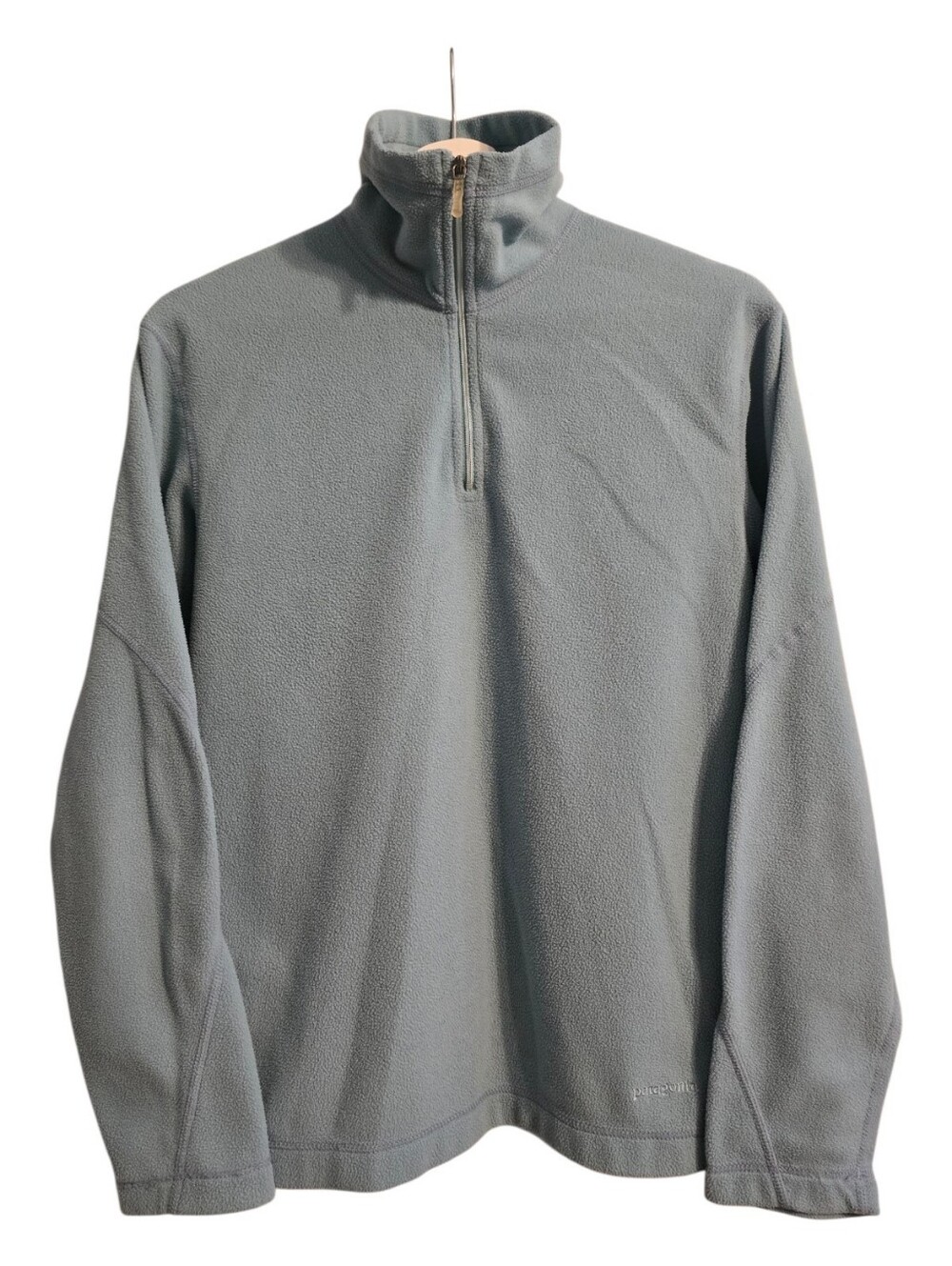 Patagonia Synchilla Sweater Women's Medium Blue 1/4 Zip Light Fleece Outdoors